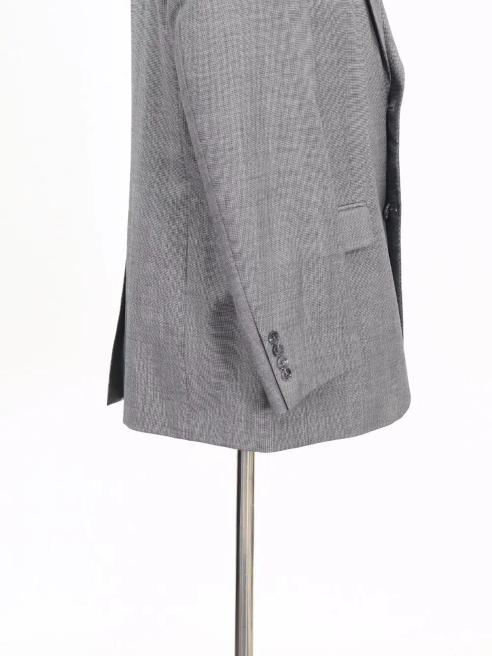 Austin Reed 44R Gray Blazer Sport Coat Jacket 2-Button Houndstooth W861